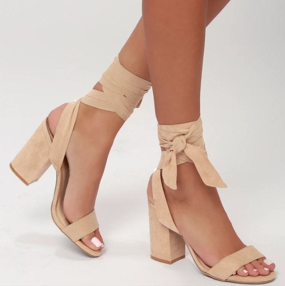 Lulues lace up sandals